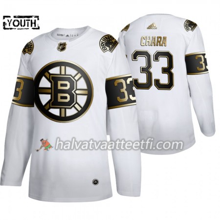 Lasten NHL Boston Bruins Pelipaita Zdeno Chara 33 Adidas 2019-20 Golden Edition Valkoinen Authentic Lasten NHL Boston Bruins Pelipaita Zdeno Chara 33 Adidas 2019-20 Golden Edition Valkoinen Authentic